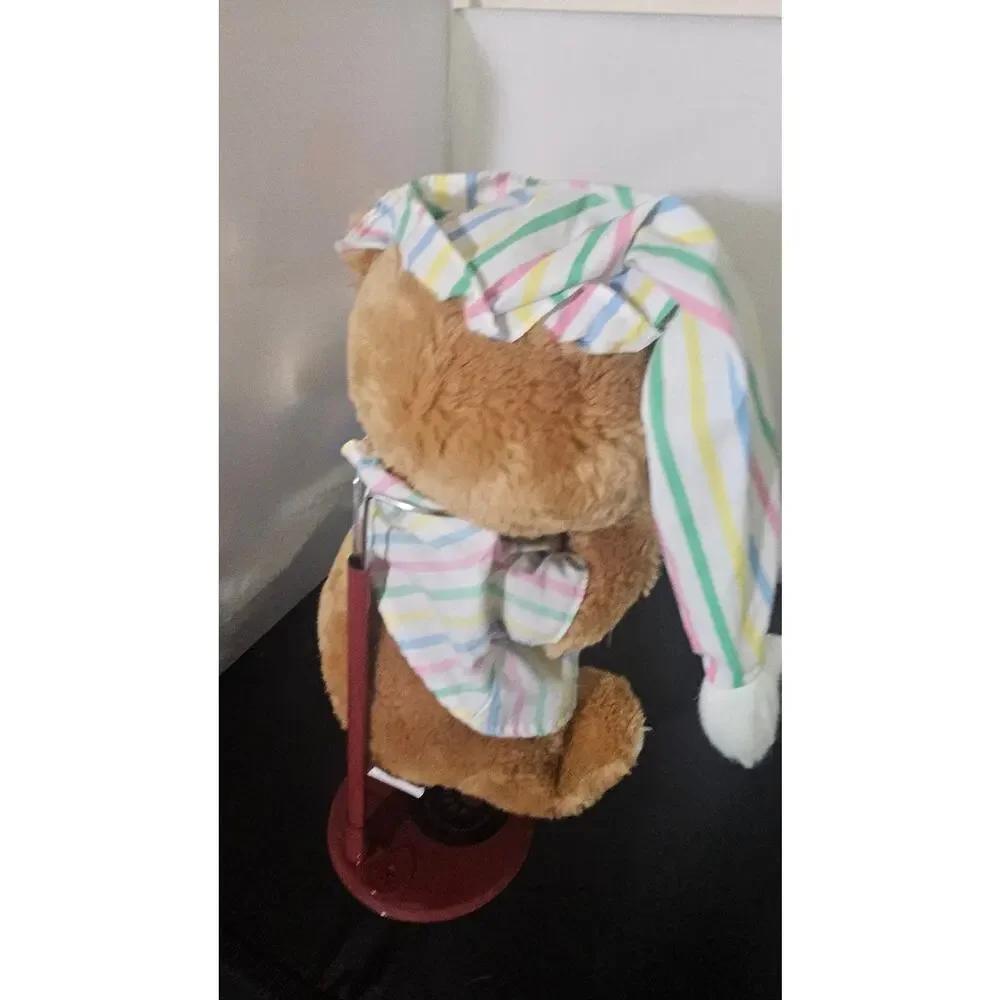 Vintage 1985 Fisher Price Sleepy Time Bear Plush Teddy Bear 12” Tal U1 - Picture 4 of 5